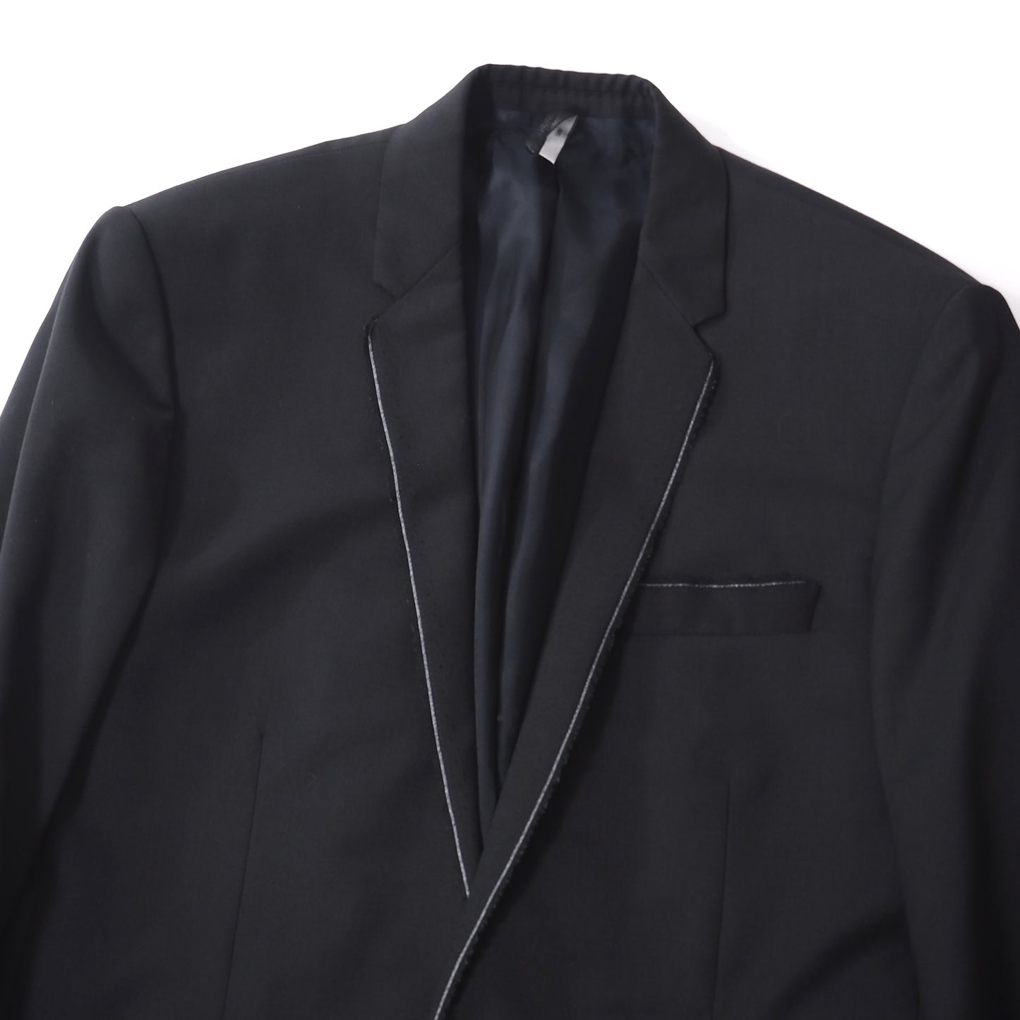 良品 ディオールオム DIOR HOMME クリス期 ドレス ジャケット 44 ブラック メンズ 正規品 5-OI003