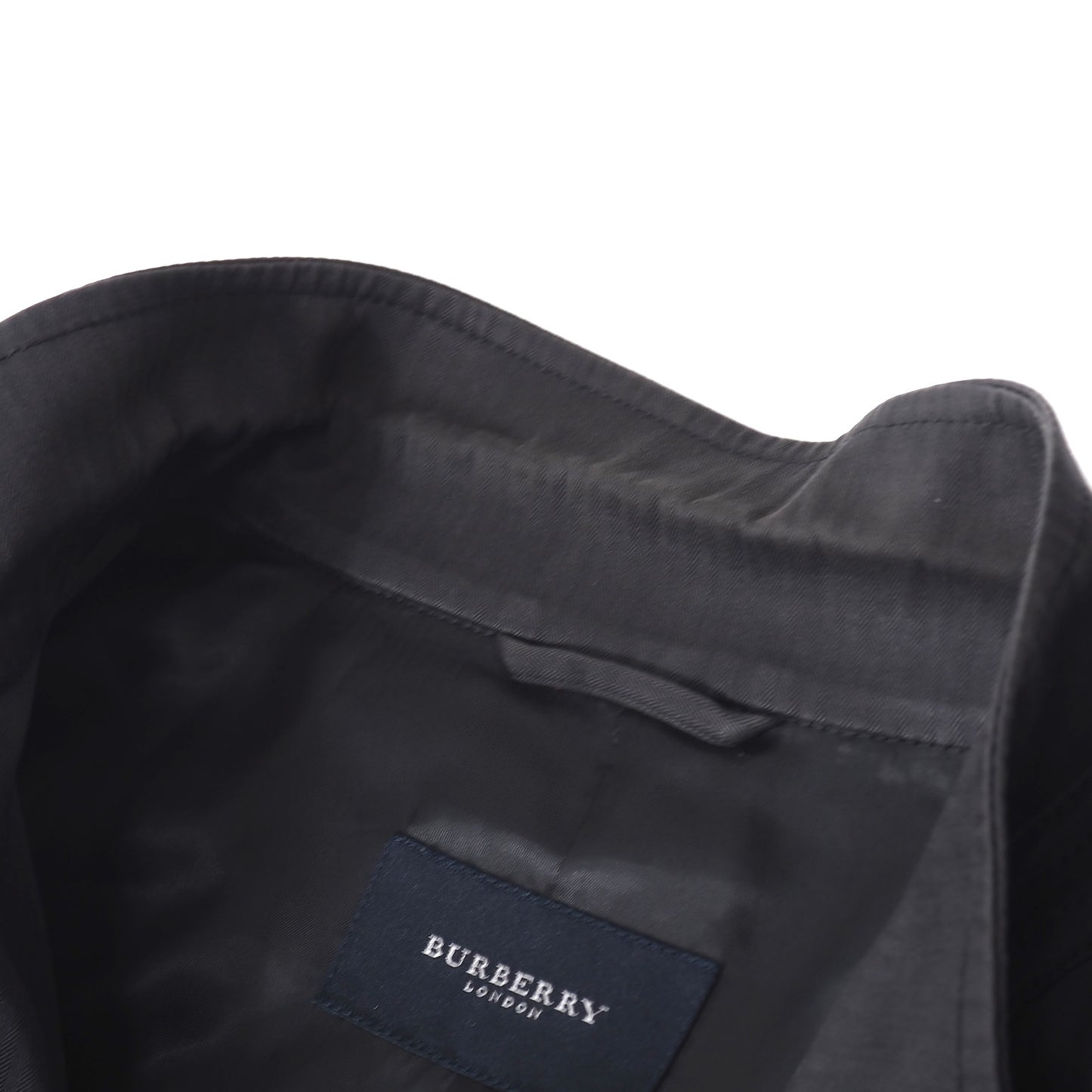 バーバリー BURBERRY ヴィンテージ スタンドカラー ジャケット コート 4L ブラック メンズ 正規品 5-OI005