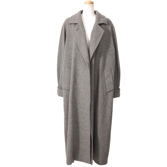 マックスマーラ Max Mara カシミヤ ロングコート 40 グレー レディース 正規品 5-OJ004