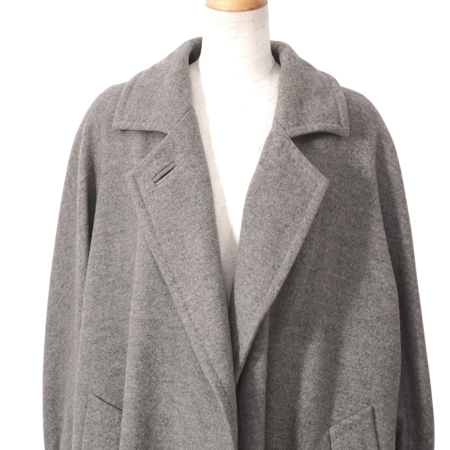 マックスマーラ Max Mara カシミヤ ロングコート 40 グレー レディース 正規品 5-OJ004