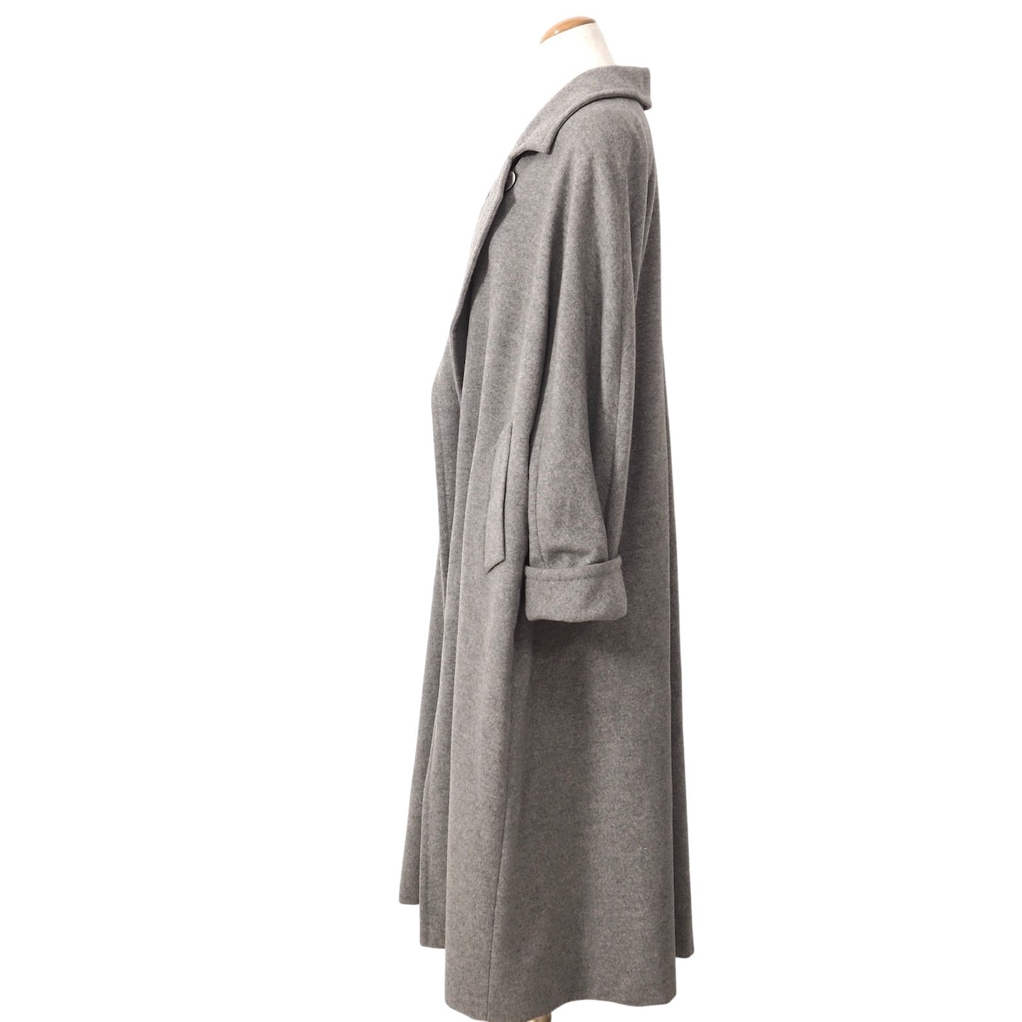 マックスマーラ Max Mara カシミヤ ロングコート 40 グレー レディース 正規品 5-OJ004