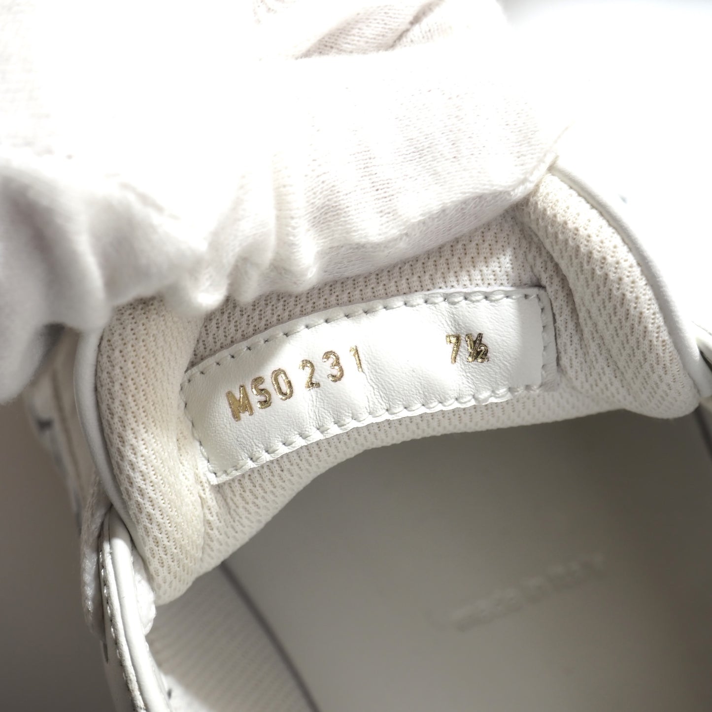 ルイヴィトン Louis Vuitton イタリア製 ルクセンブルクライン モノグラム柄 ローカット スニーカー 7.5 26㎝相当 ホワイト メンズ 正規品 5-OK009