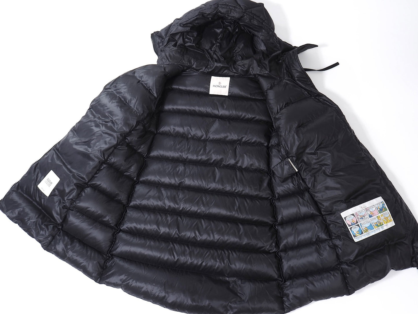 美品 モンクレール MONCLER スイエン SUYEN ダウンコート ジャケット ブラック レディース 正規品 5-OL010