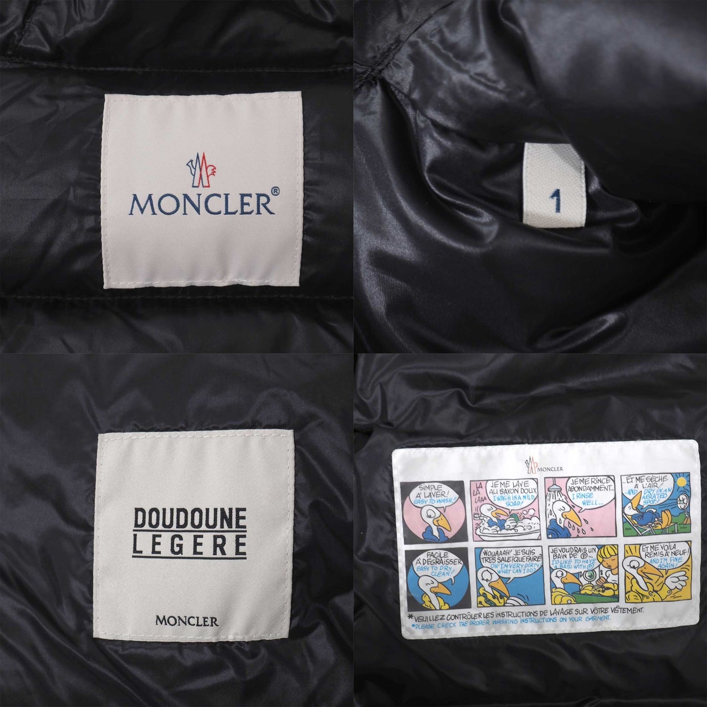 美品 モンクレール MONCLER スイエン SUYEN ダウンコート ジャケット ブラック レディース 正規品 5-OL010