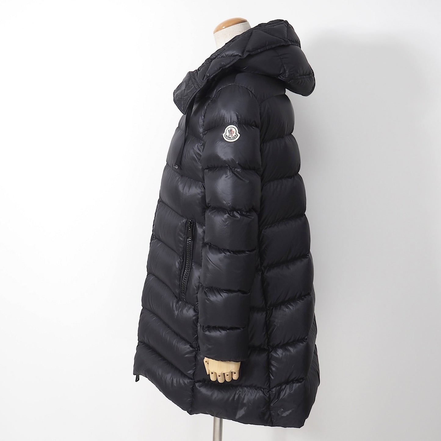 美品 モンクレール MONCLER スイエン SUYEN ダウンコート ジャケット ブラック レディース 正規品 5-OL010