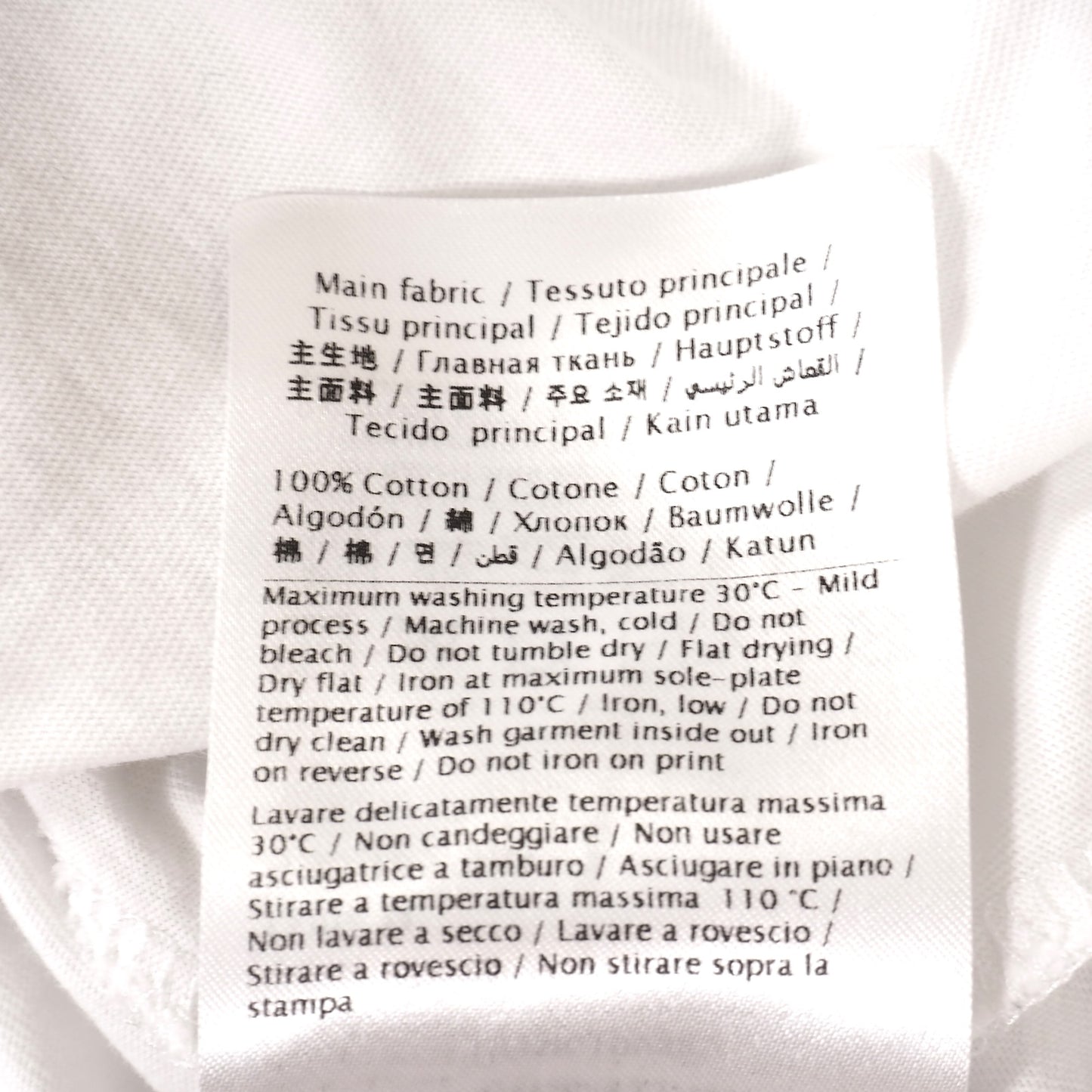 美品 ヴァレンティノ VALENTINO 2022年製 ロゴ コットン 半袖 Tシャツ M ホワイト レディース 正規品 5-PI004