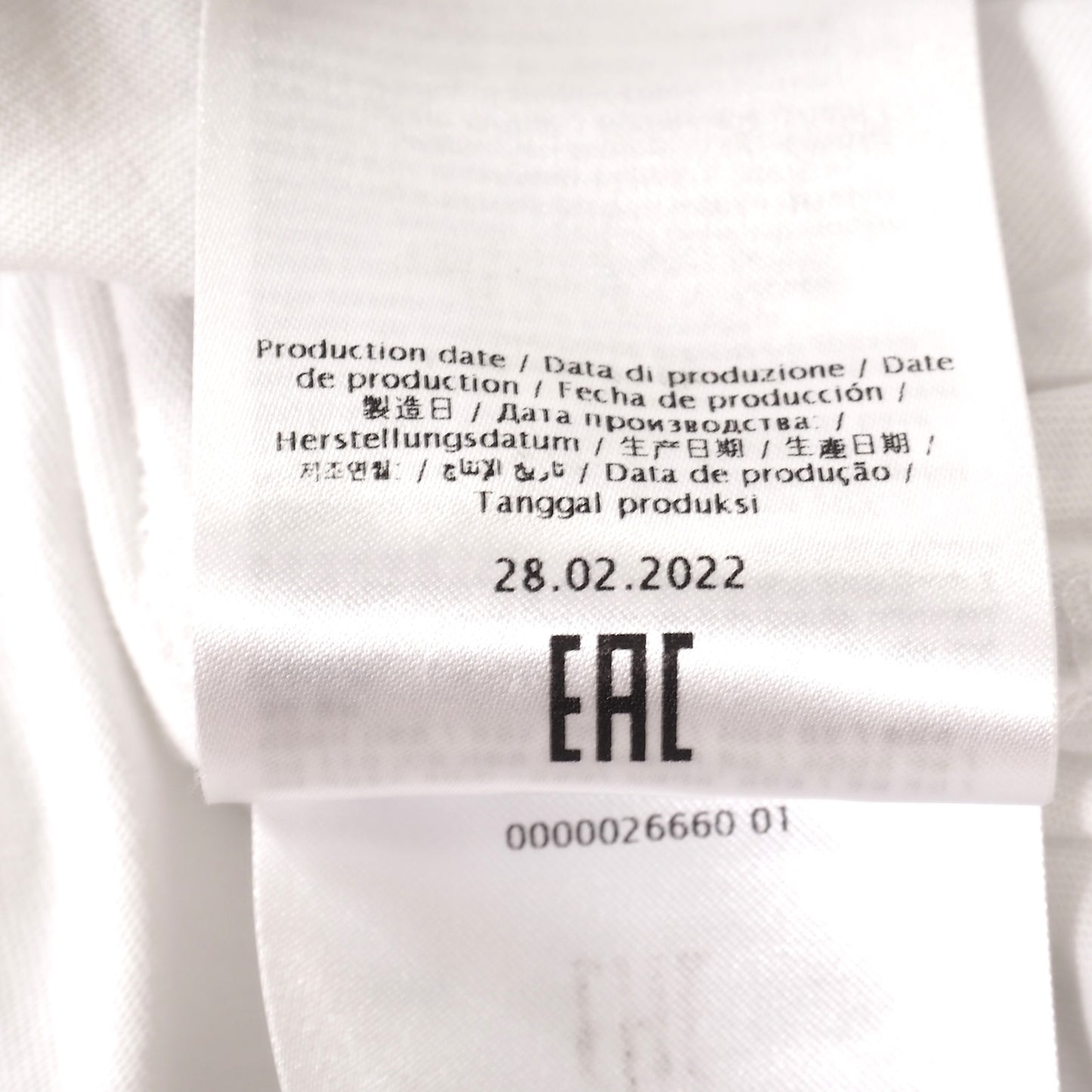 美品 ヴァレンティノ VALENTINO 2022年製 ロゴ コットン 半袖 Tシャツ M ホワイト レディース 正規品 5-PI004