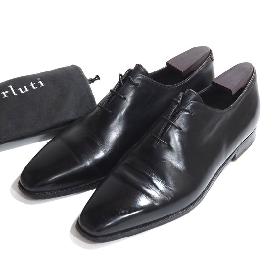 ベルルッティ Berluti アレッサンドロ ALESSANDRO レザー シューズ 7.5 Nero ブラック メンズ 正規品 5-PI005