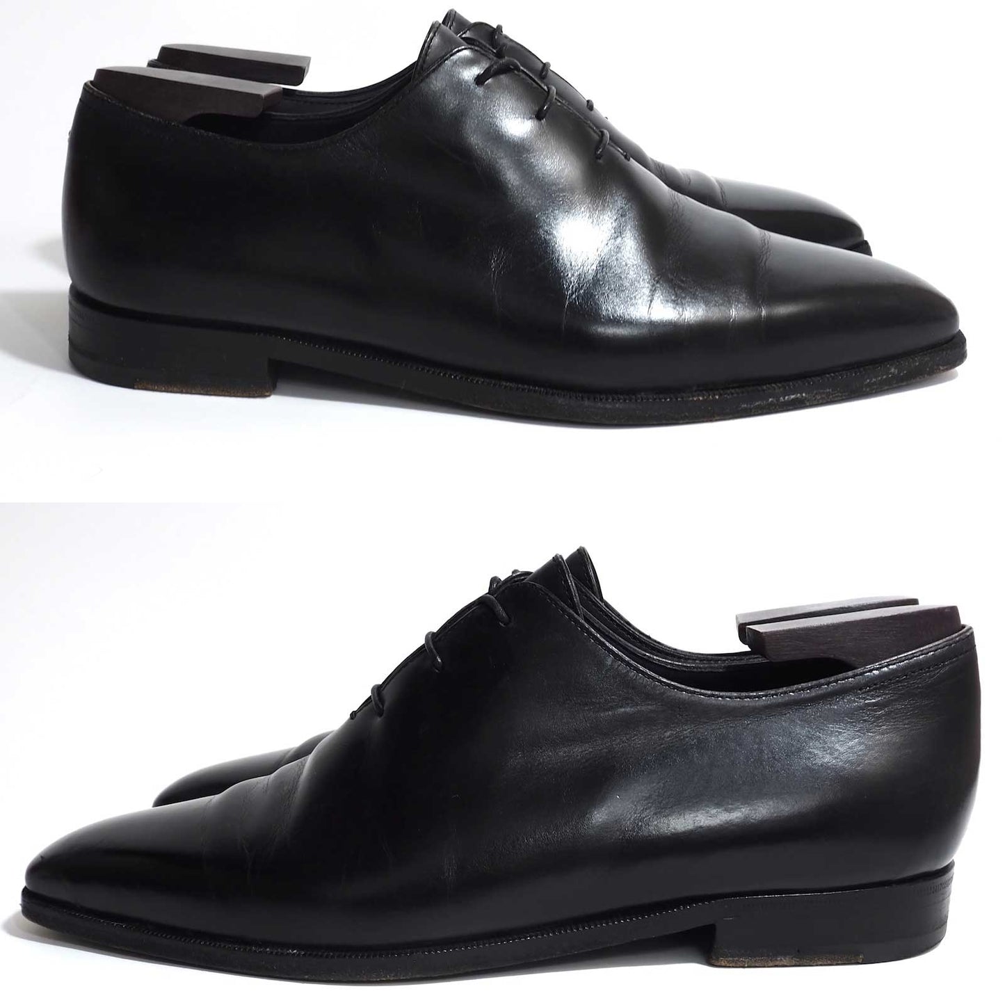 ベルルッティ Berluti アレッサンドロ ALESSANDRO レザー シューズ 7.5 Nero ブラック メンズ 正規品 5-PI005