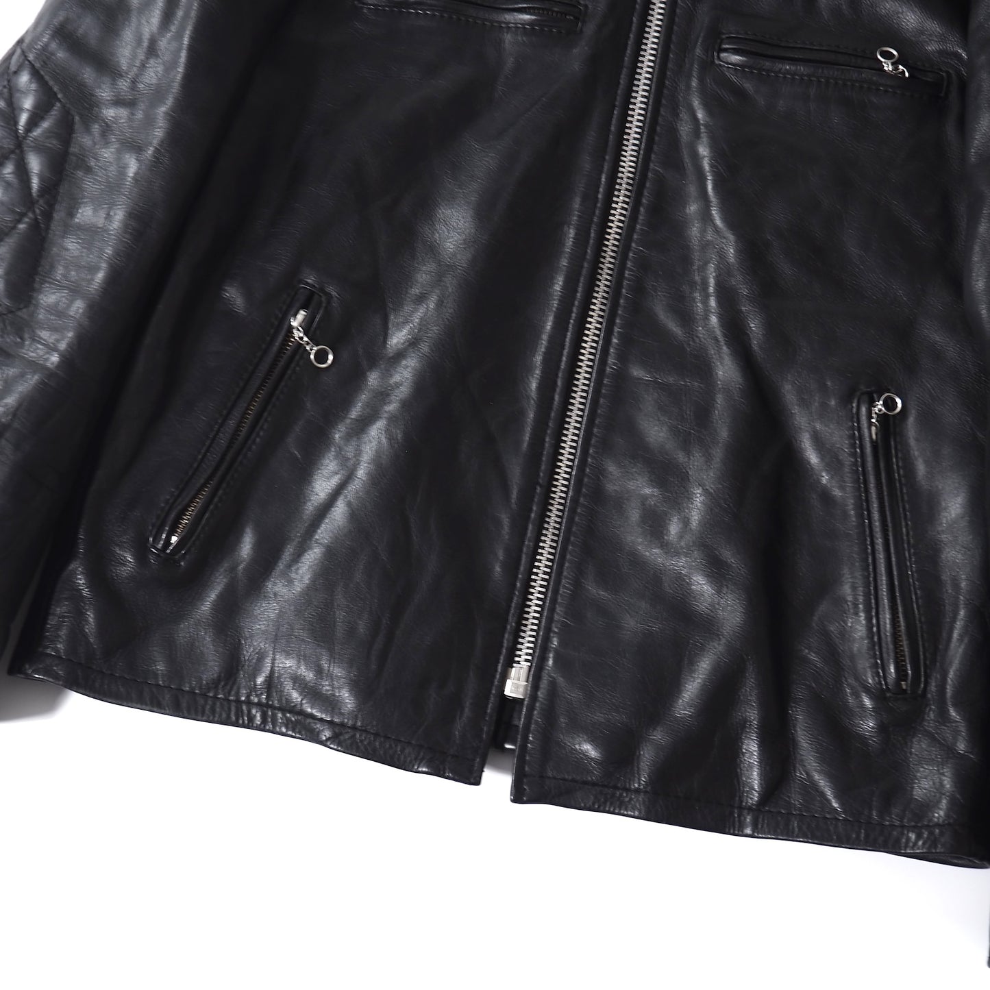 ショット Schott USA製 現行 襟付き レザー ジャケット XL ブラック メンズ 正規品 5-SH005
