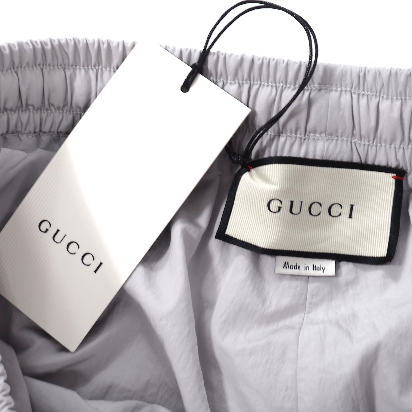 未使用 グッチ GUCCI イタリア製 シェリーライン ジョガーパンツ XS ライトグレー メンズ 正規品 5-SH010