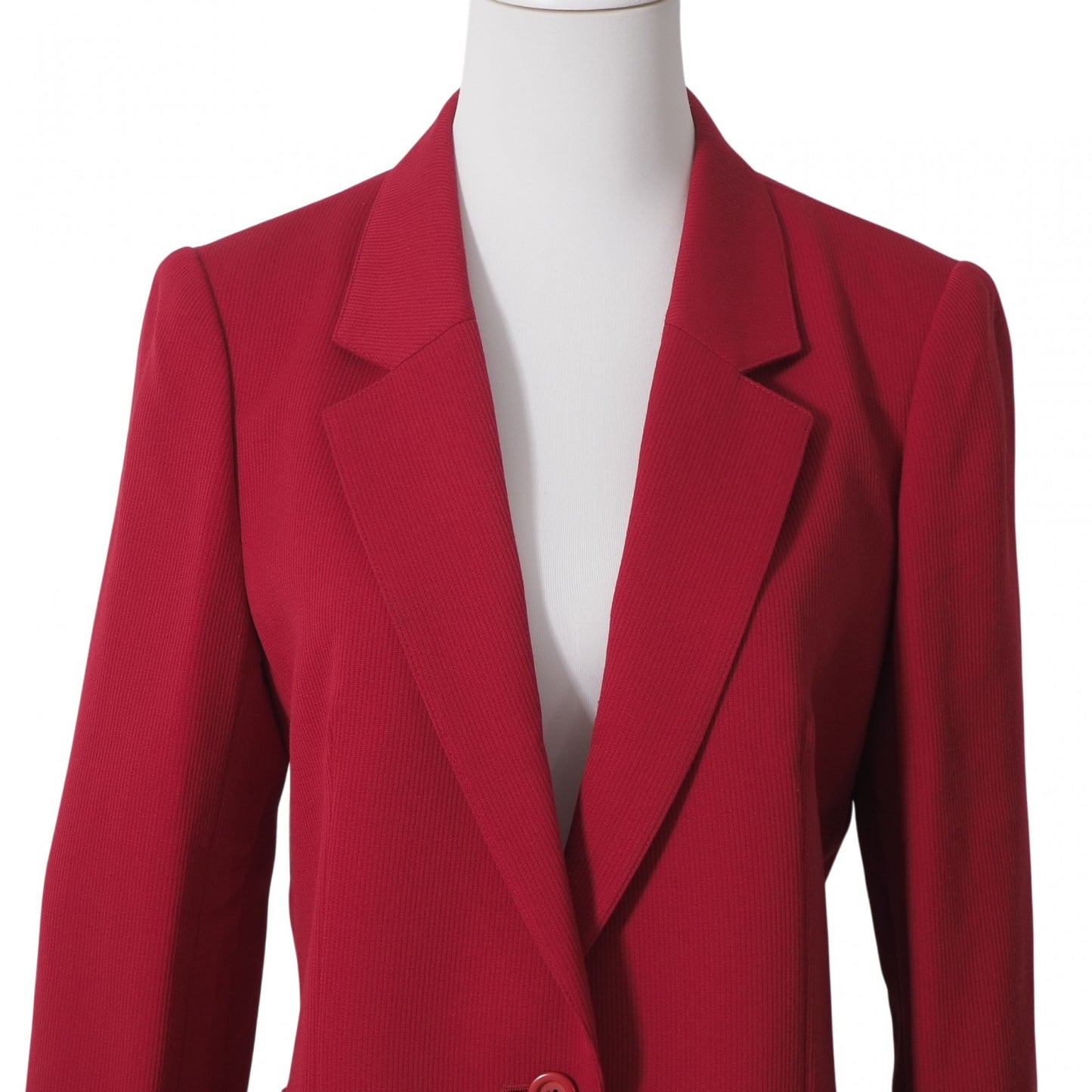 美品 クリスチャンディオール Christian Dior ヴィンテージ ジャケット M レッド レディース 正規品 6-YA014