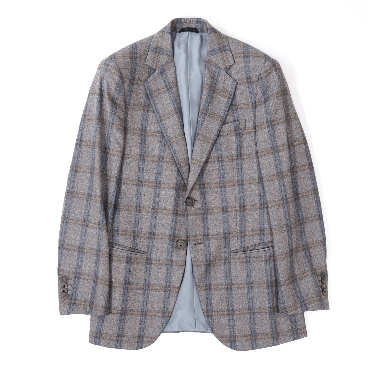 美品 ジョルジオアルマーニ GIORGIO ARMANI 2021年製 テーラード ジャケット 48 ジャケット グレー メンズ 正規品 5-YA024