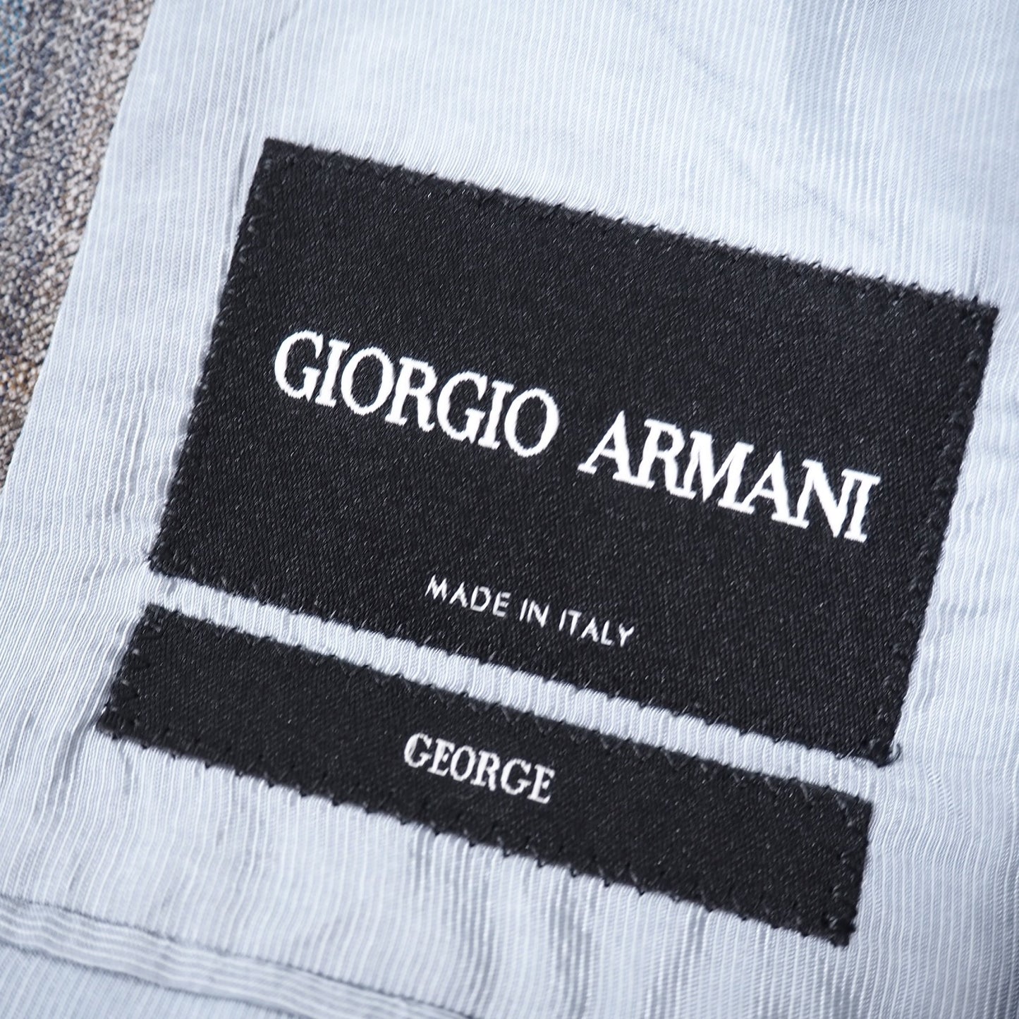 美品 ジョルジオアルマーニ GIORGIO ARMANI 2021年製 テーラード ジャケット 48 ジャケット グレー メンズ 正規品 5-YA024