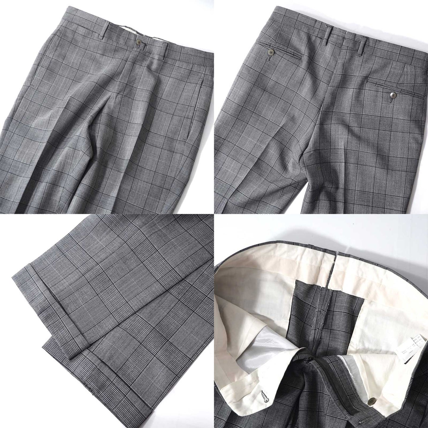 スティレラティーノ Stile Latino イタリア製 ウール スーツ セットアップ 46 グレー メンズ 正規品 5-YD007