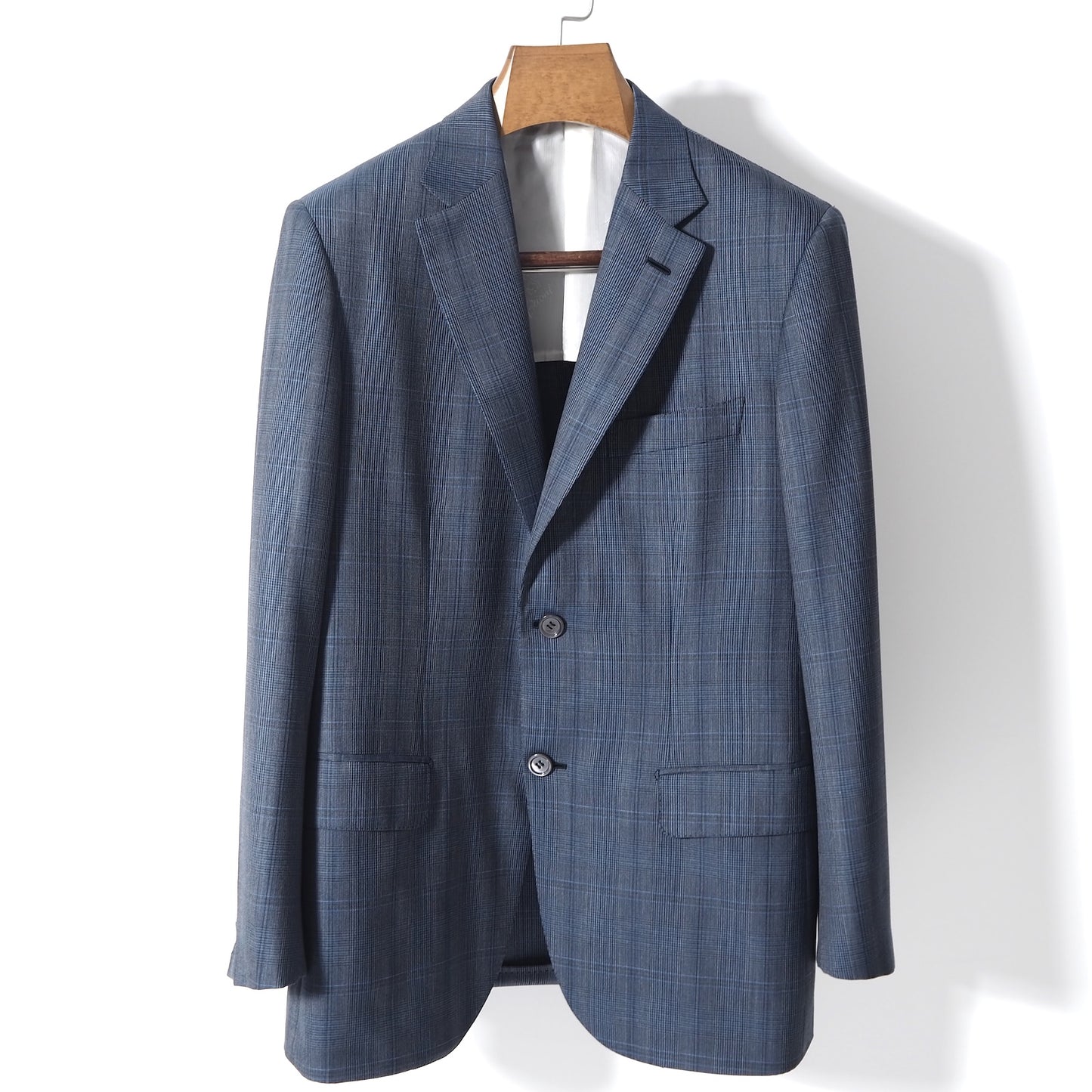ブリオーニ Brioni イタリア製 Super160's 最高級ウール スーツ セットアップ ネイビー メンズ ビスポーク 50相当 正規品 5-YD008