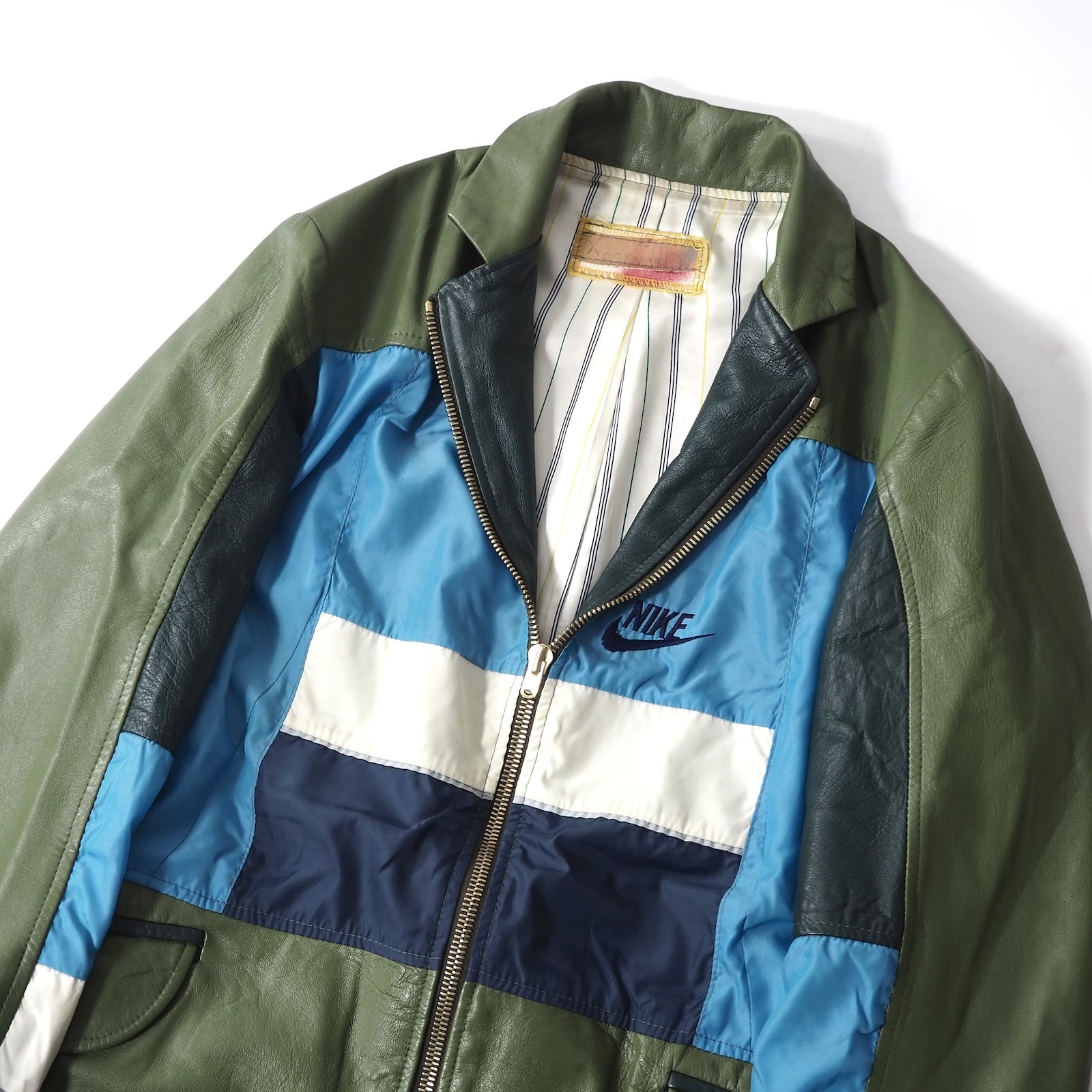 ドクター・ロマネリ Dr.Romanelli 希少 NIKE 再構築 レザージャケット