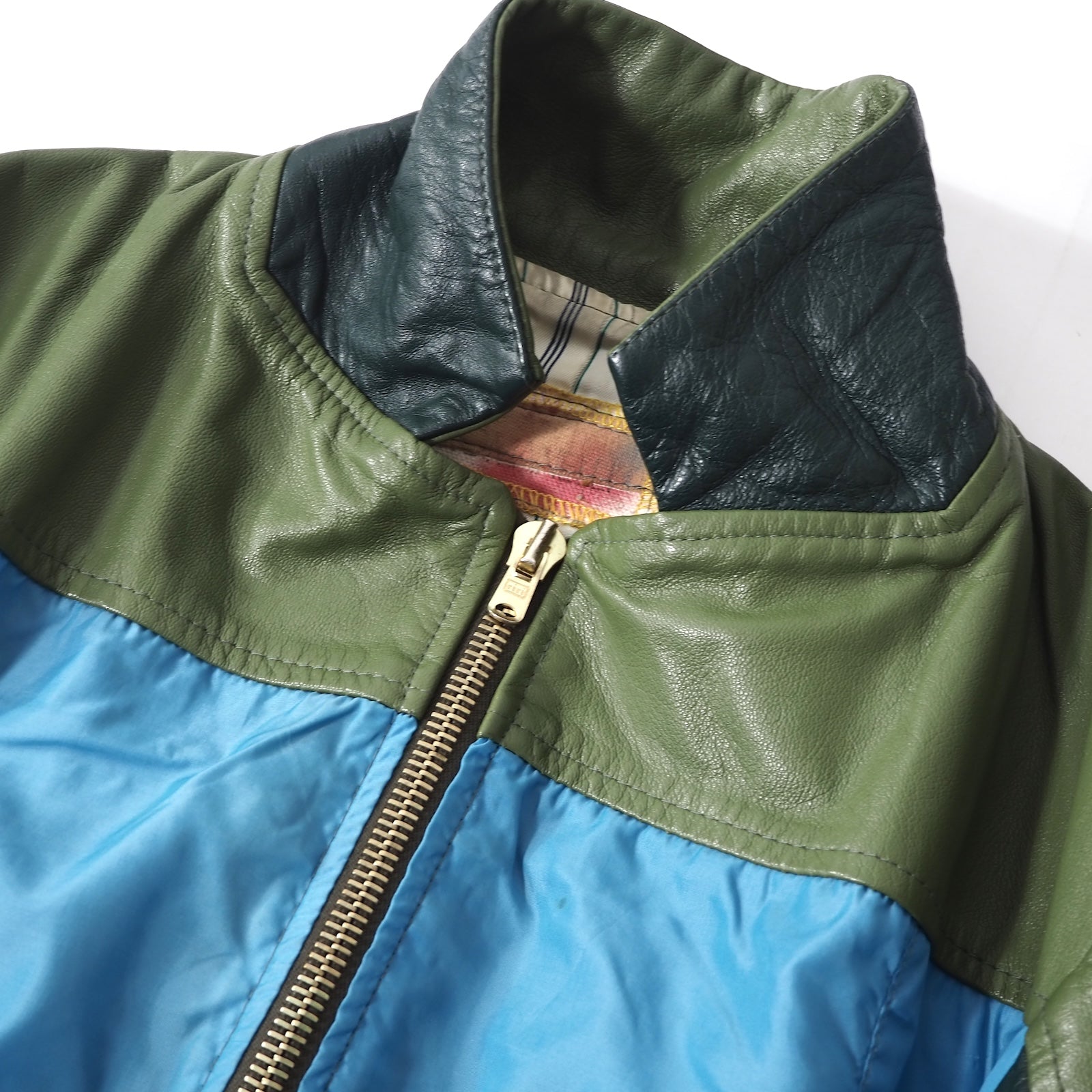 NIKEリメイクジャケット　ドクター・ロマネリ(Dr.romanelli) ドクター・ロマネリ Dr.Romanelli 希少 NIKE 再構築 レザージャケット
