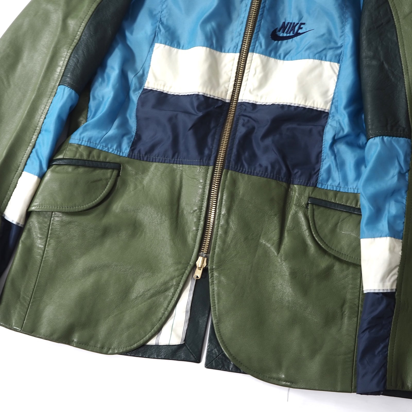 ドクター・ロマネリ Dr.Romanelli 希少 NIKE 再構築 レザージャケット