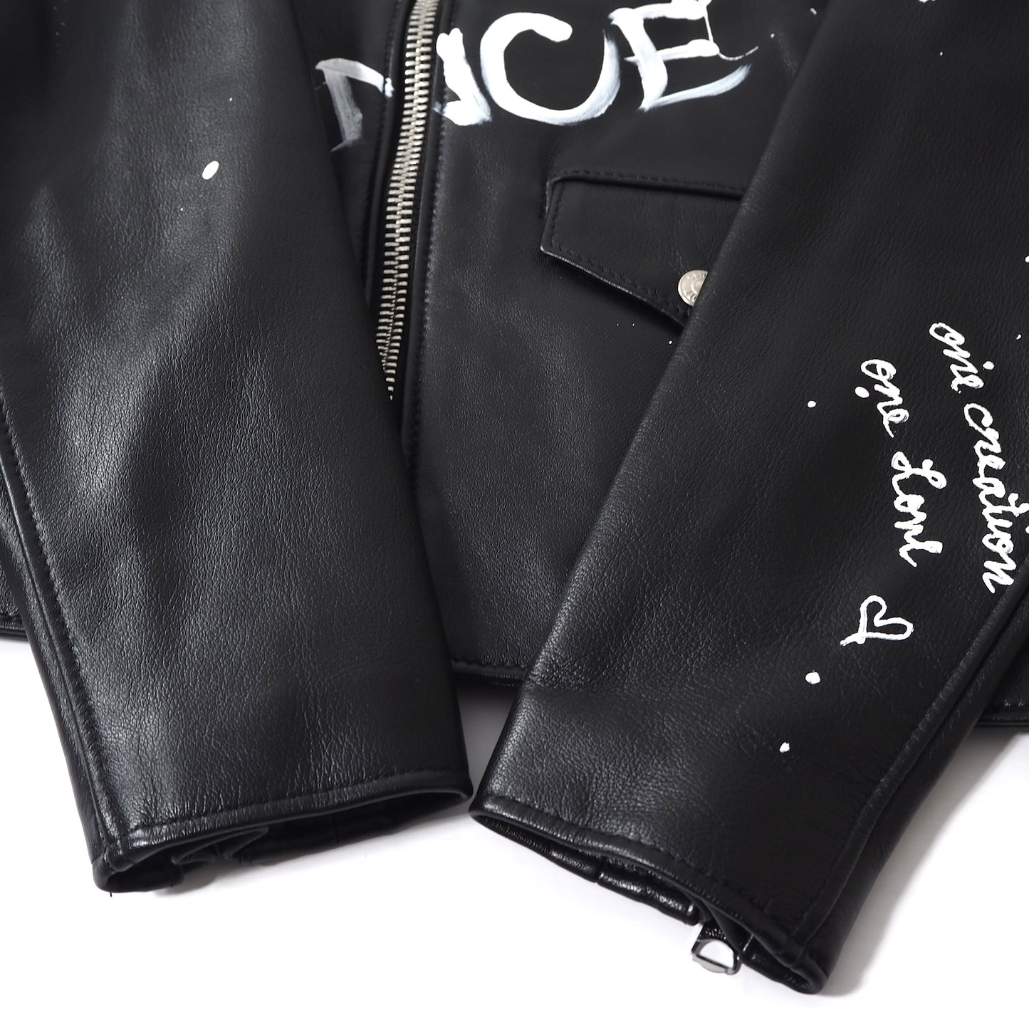 極美品 SCHOTT x ONEMADE ラムレザー ダブルライダース ジャケット 40 ブラック メンズ 正規品 5-YD014