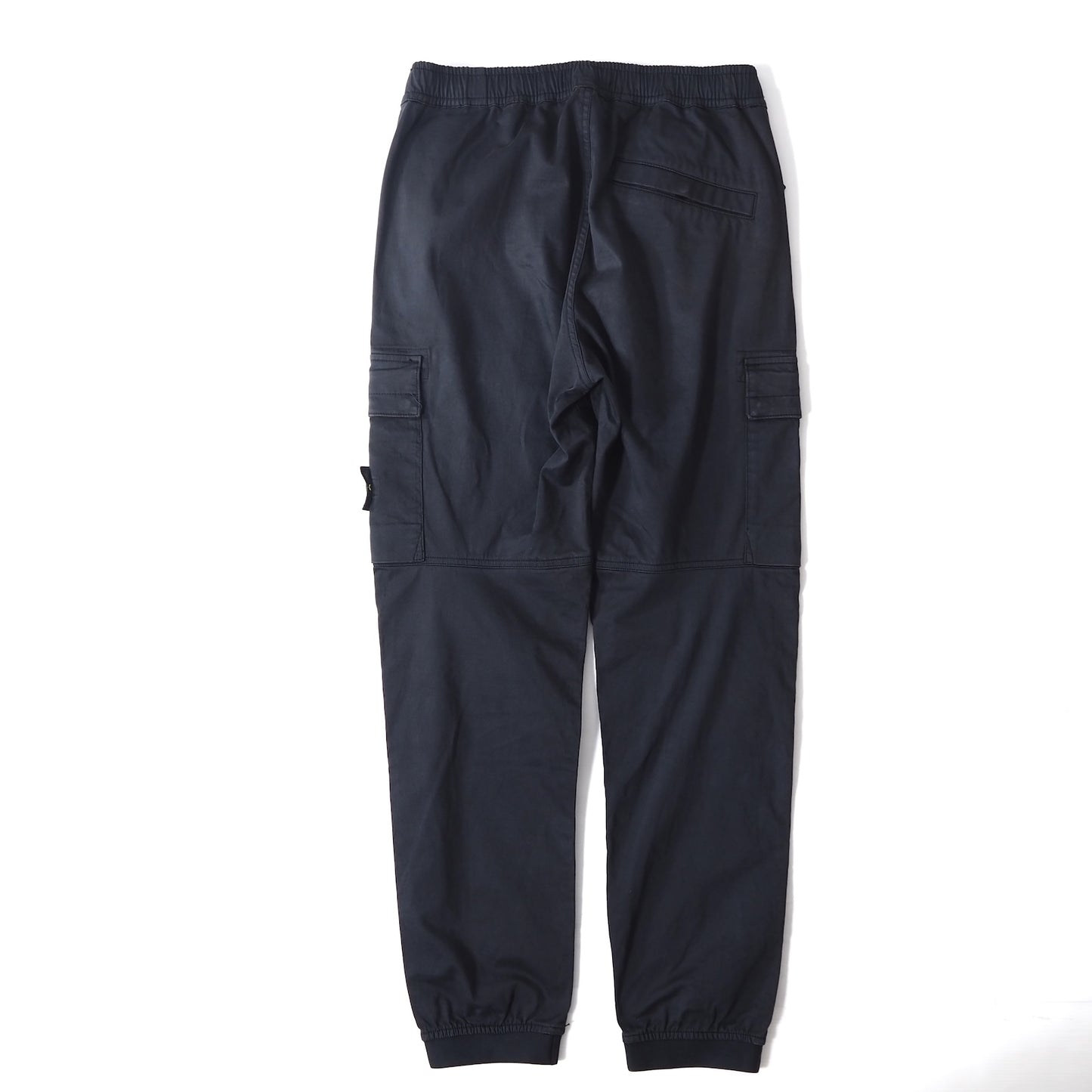 ストーンアイランド STONE ISLAND コットン ウール ガーメントダイ ジョガーパンツ カーゴ 30 ブラック メンズ 正規品 5-YD017