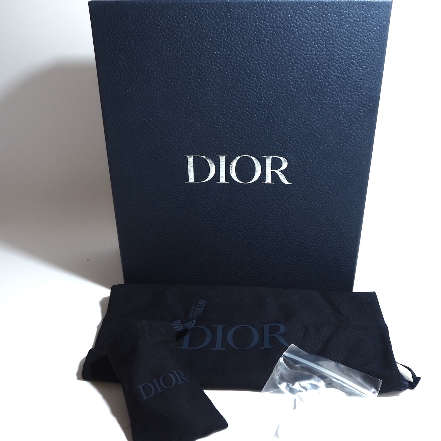 未使用 ディオール DIOR B23 DIAMOND CANVAS ハイトップ スニーカー 40.5 25.5㎝相当 ブラック メンズ 正規品 5-YD021