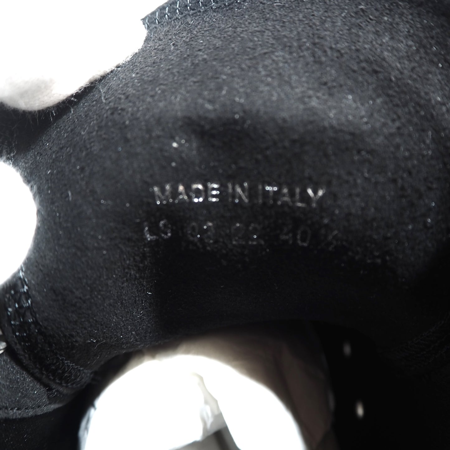 未使用 ディオール DIOR B23 DIAMOND CANVAS ハイトップ スニーカー 40.5 25.5㎝相当 ブラック メンズ 正規品 5-YD021