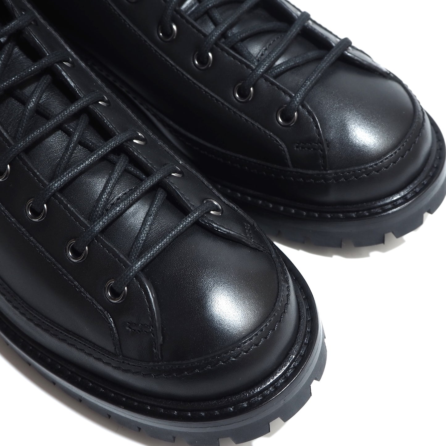 未使用 ヴァレンティノ VALENTINO Garavani レザー ワークブーツ 43 28㎝相当 ブラック メンズ 正規品 5-YD025
