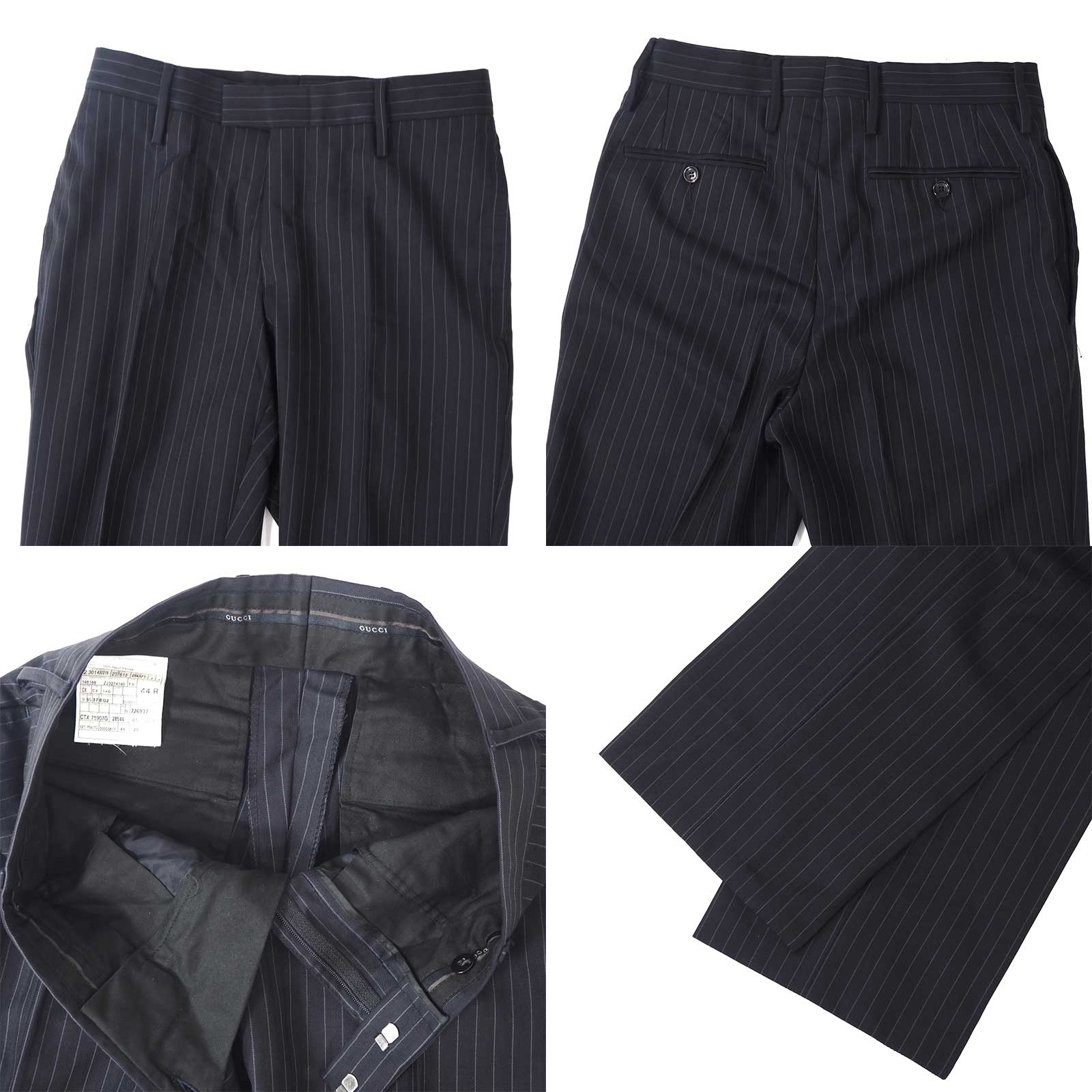 グッチ GUCCI トムフォード期 ウール スーツ セットアップ 44