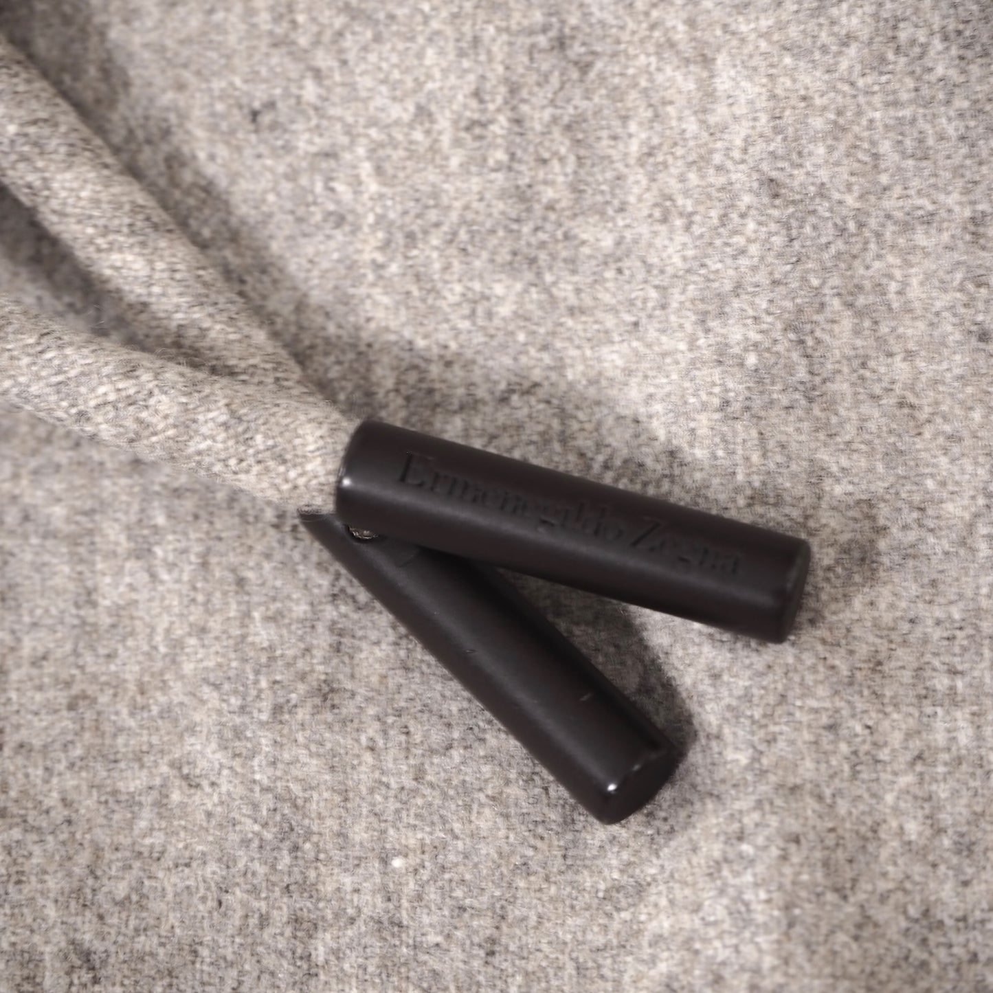 美品 エルメネジルドゼニア Ermenegildo Zegna ウール シルク カシミヤ ストレッチ イージーパンツ スラックス トラウザー 50 グレー メンズ 正規品 5-YF014