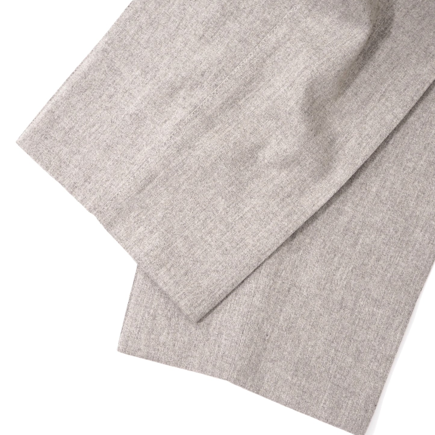 美品 エルメネジルドゼニア Ermenegildo Zegna ウール シルク カシミヤ ストレッチ イージーパンツ スラックス トラウザー 50 グレー メンズ 正規品 5-YF014