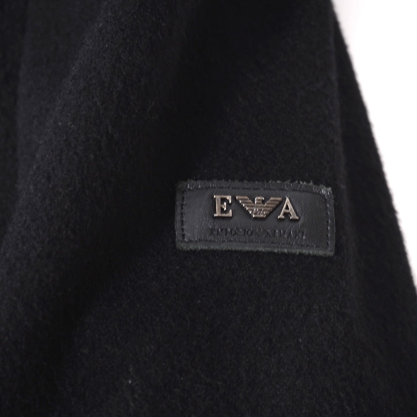 エンポリオアルマーニ EMPORIO ARMANI ウール レザー切替 コート XL ブラック メンズ 正規品 5-YG005