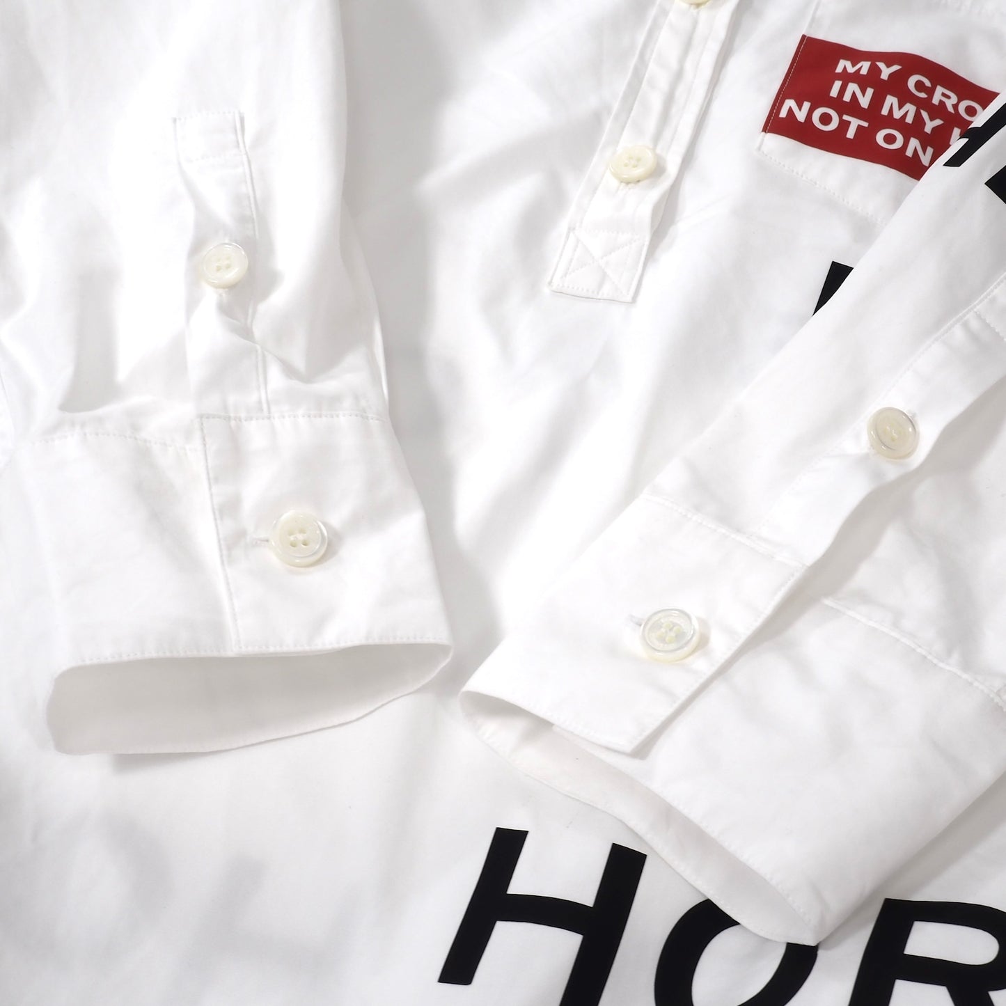 良品 バーバリー BURBERRY コットン ホースフェリー ベルト付 シャツ ワンピース 38 ホワイト レディース 正規品 5-YG020