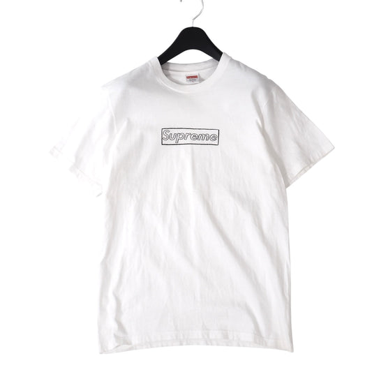 シュプリーム Supreme コットン 半袖 Tシャツ カットソー S ホワイト メンズ 正規品 5-YG023