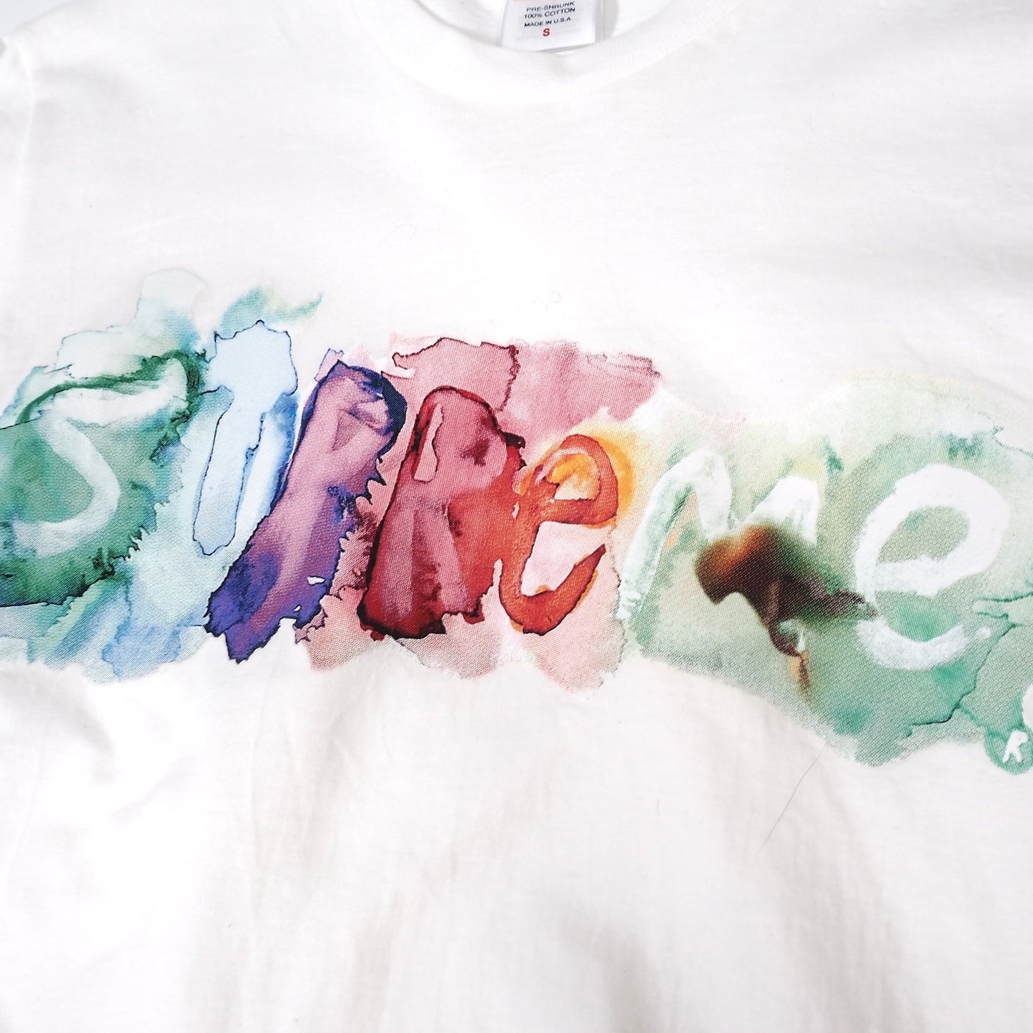 美品 シュプリーム Supreme 23SS 半袖 Tシャツ カットソー S ホワイト メンズ 正規品 5-YG024