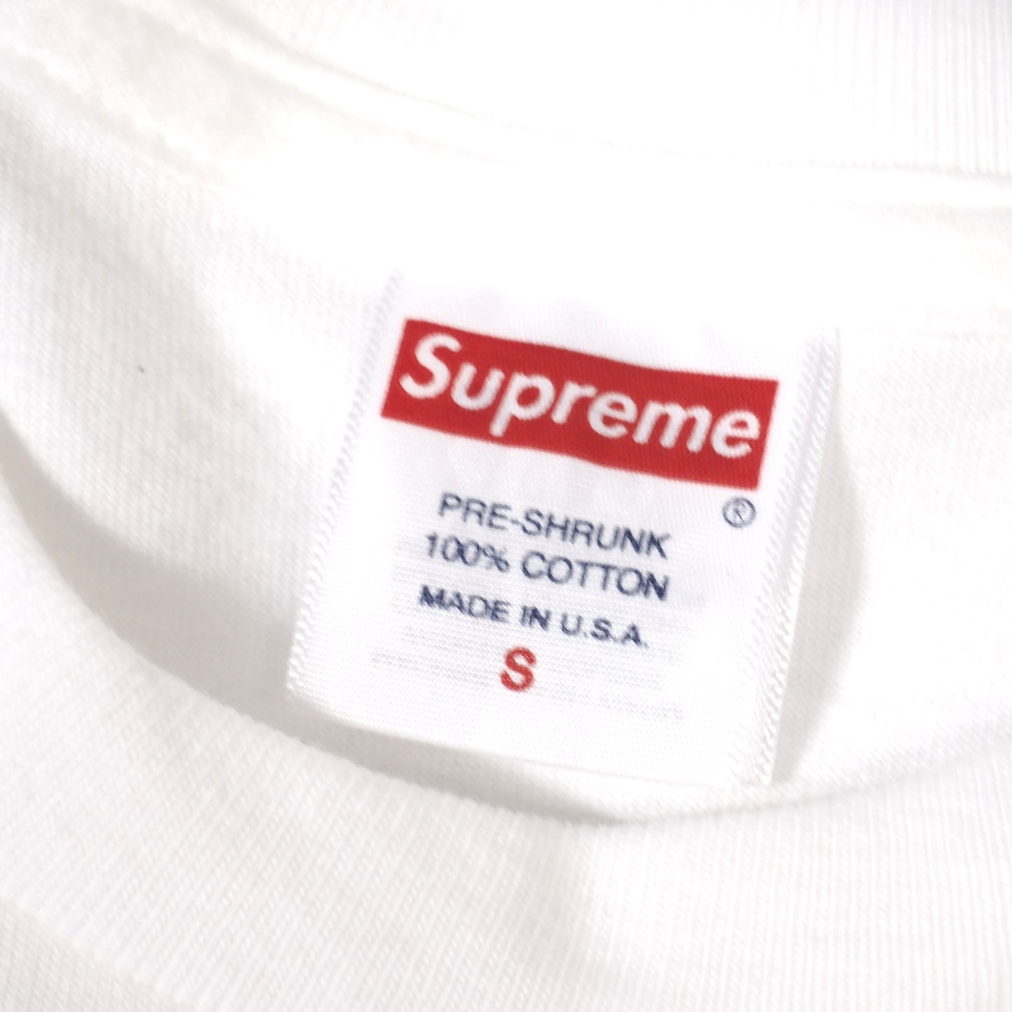 美品 シュプリーム Supreme 23SS 半袖 Tシャツ カットソー S ホワイト メンズ 正規品 5-YG024