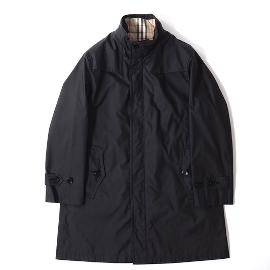 バーバリー ロンドン BURBERRY LONDON ライナー付き スタンドカラー コート M ブラック メンズ 正規品 5-YH004