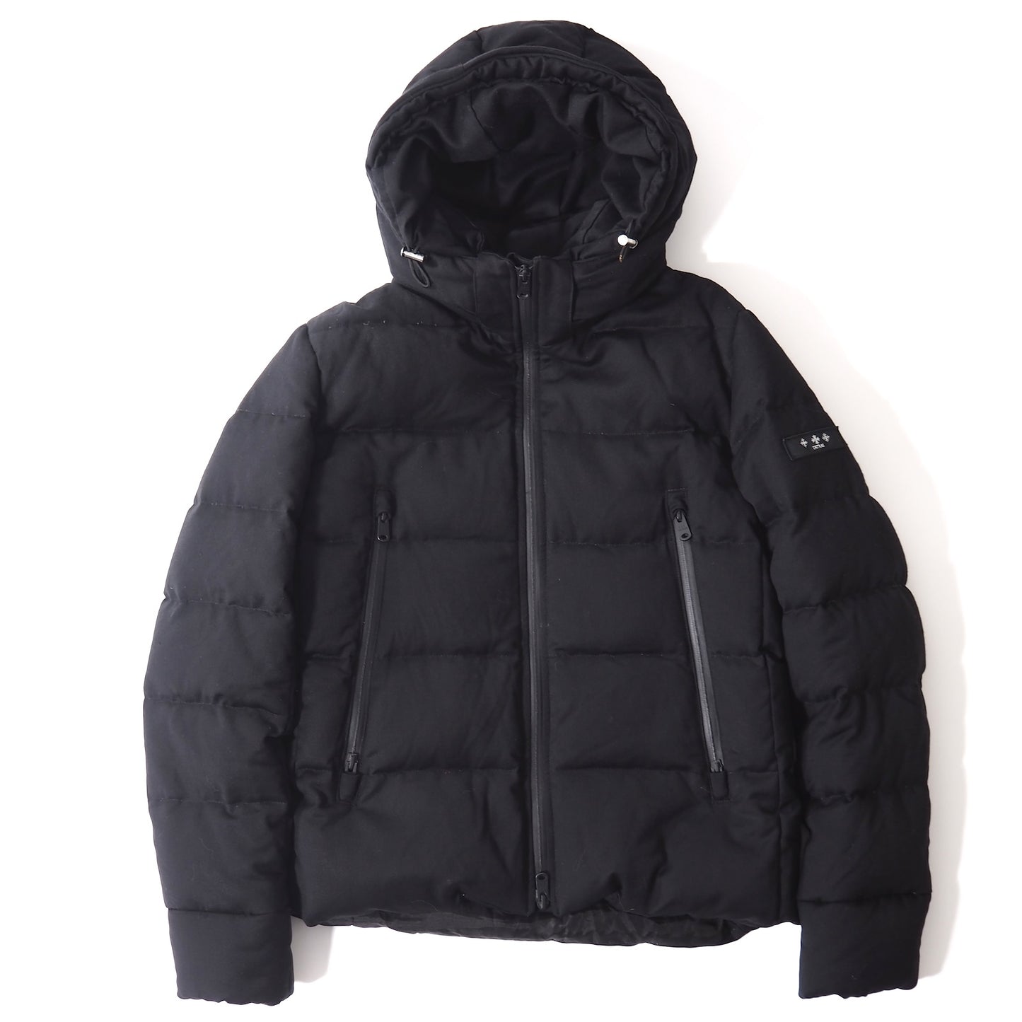 良品 タトラス TATRAS 2020年製 ウール ヘルボ ダウンジャケット 01 ブラック メンズ 正規品 5-YI002