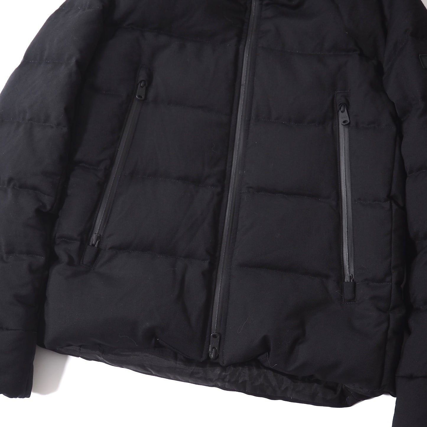 良品 タトラス TATRAS 2020年製 ウール ヘルボ ダウンジャケット 01 ブラック メンズ 正規品 5-YI002