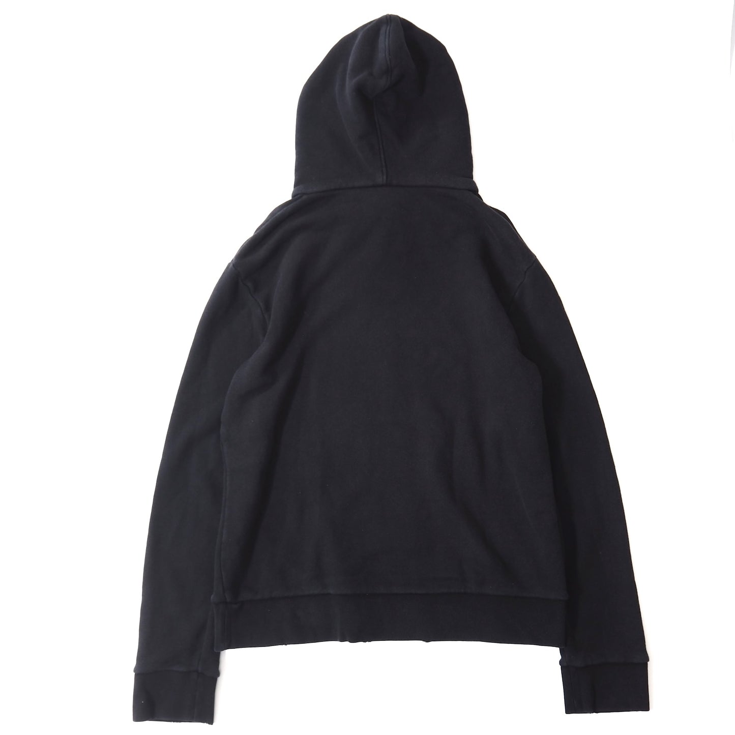 グッチ GUCCI ヴィンテージ加工 ロゴプリント パーカー XL ブラック メンズ 正規品 5-YI003