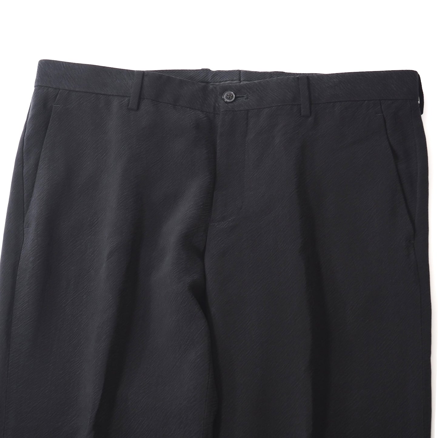 美品 ジョルジオアルマーニ GIORGIO ARMANI 2020年製 スラックス パンツ トラウザー 52 ブラック メンズ 正規品 5-YI004