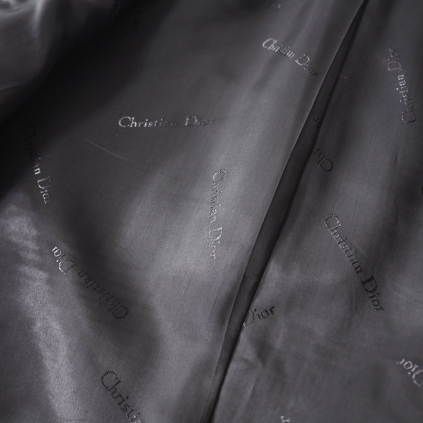 ディオールオム DIOR HOMME トワルドジュイ エンボス加工 刺繍模様 レザージャケット 46 ブラック メンズ 正規品 5-YI008