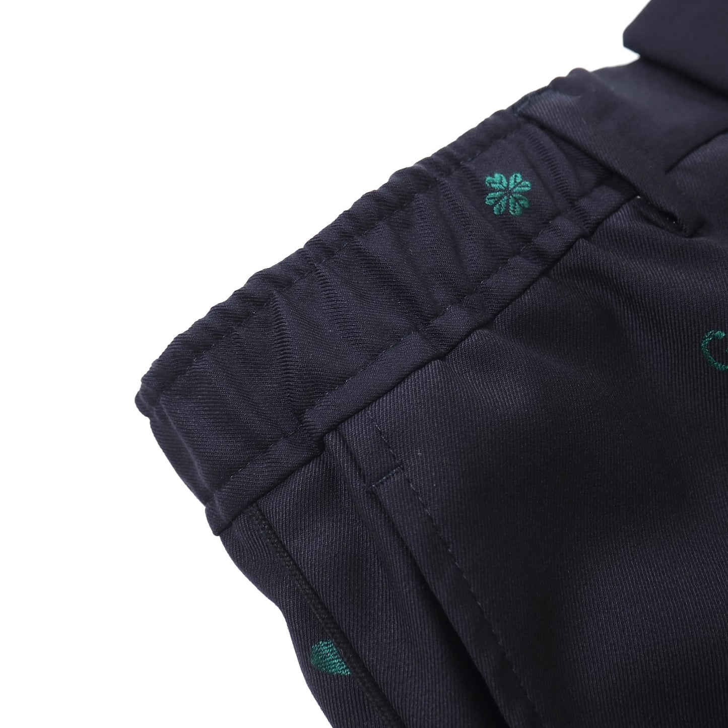 極美品 グッチ GUCCI ウール Bee刺繍 イージー スラックス トラウザー 50 ダークネイビー メンズ 正規品 5-YI009