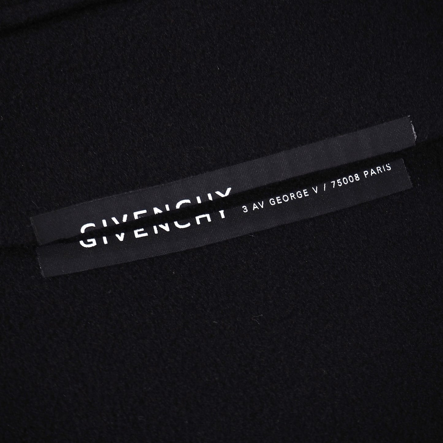 良品 ジバンシー GIVENCHY 現行 ウール カシミヤ チェスターコート 48 ブラック メンズ 正規品 5-YI010