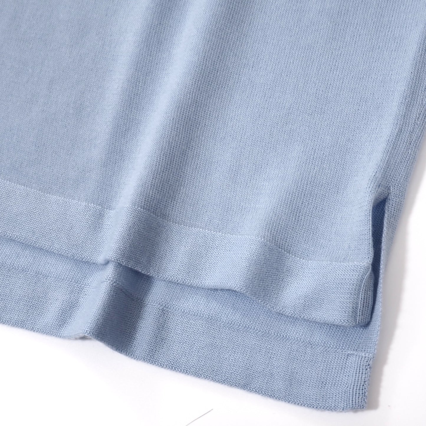 エルメス HERMES ピュアカシミヤ ハイネック セーター M ブルーグレー メンズ 正規品 5-YJ004