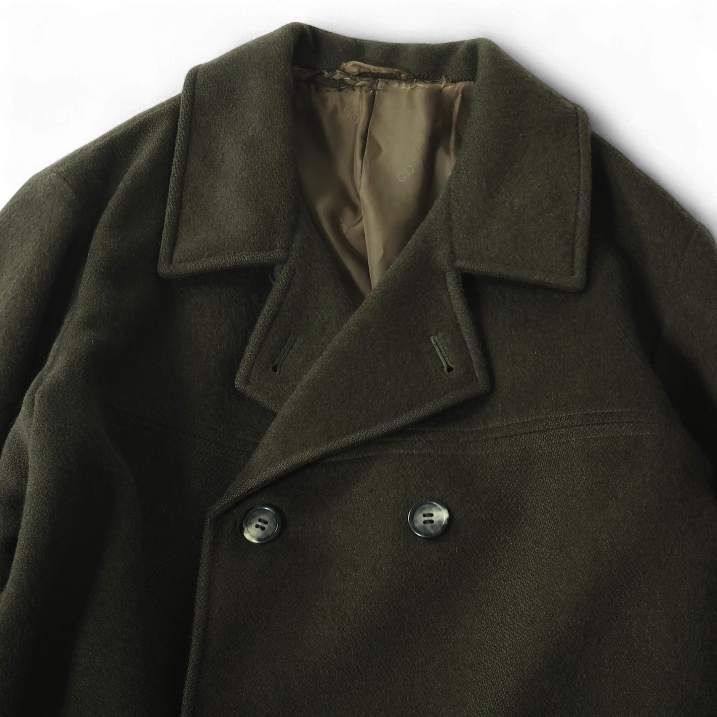 クリスチャンディオール Christian Dior MONSIEUR ヴィンテージ コート ダークグリーン メンズ 正規品 5-YK005