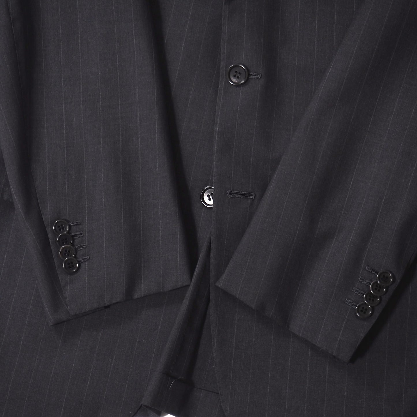 良品 キートン Kiton イタリア製 Diamante Blu ウール スーツ 46 グレー メンズ 正規品 5-YK008