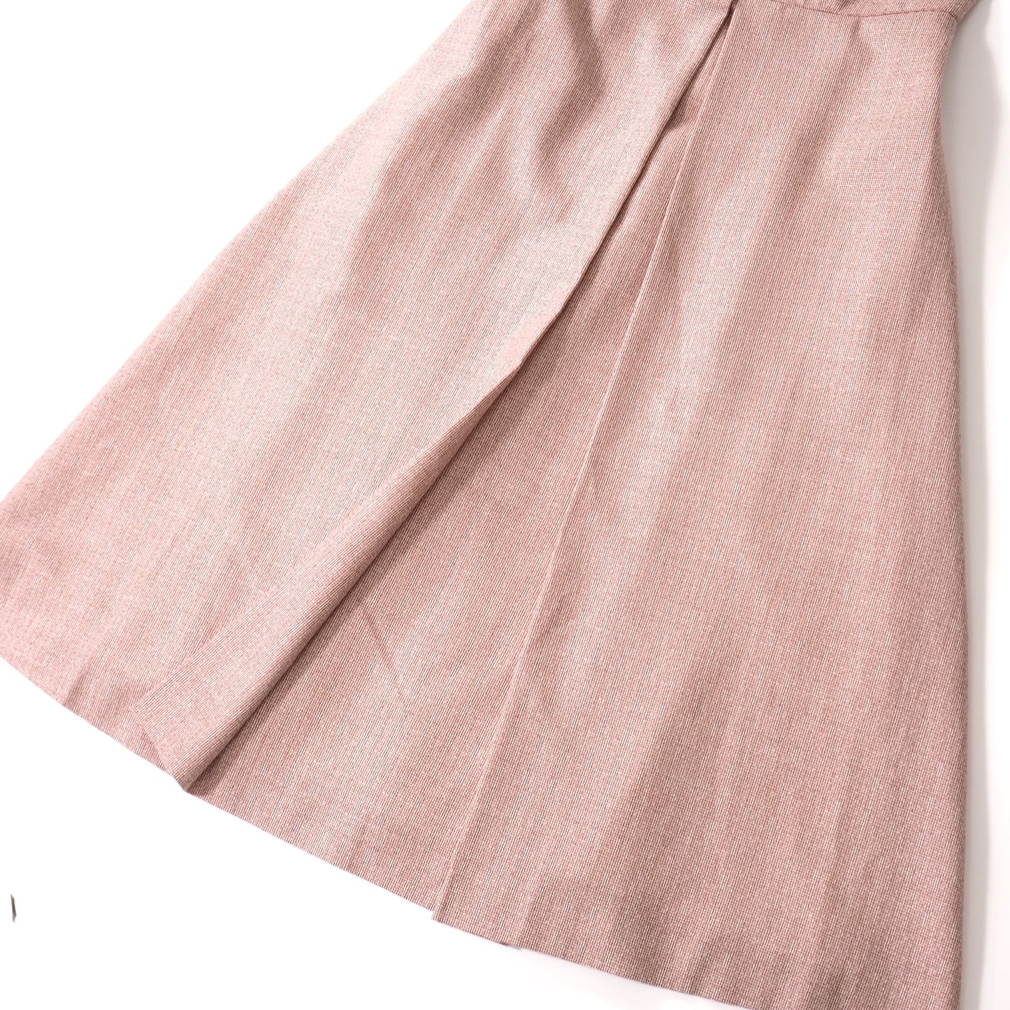 美品 キートン Kiton 現行 カシミヤ シルク Aライン ワンピース 40 ピンク レディース 正規品 5-YK012