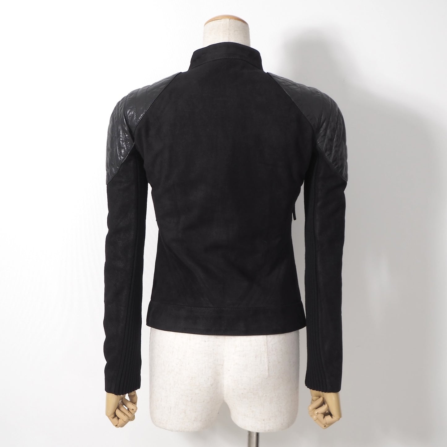 グッチ GUCCI トムフォード期 レザー ライダース ジャケット 36 ブラック レディース 正規品 5-YL003