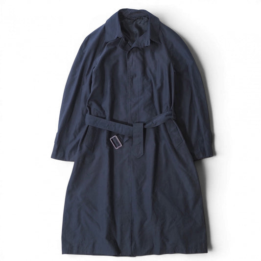 クリスチャンディオール Christian Dior ヴィンテージ ベルテッドコート トレンチコート L ネイビー メンズ 正規品 5-YL008